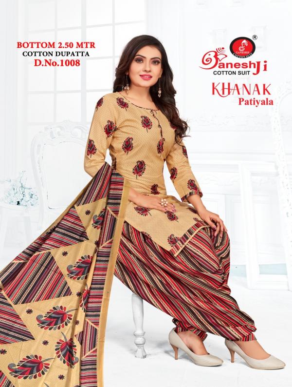 Ganeshji Khanak Vol-1 Indo Cotton Designer Dress Material